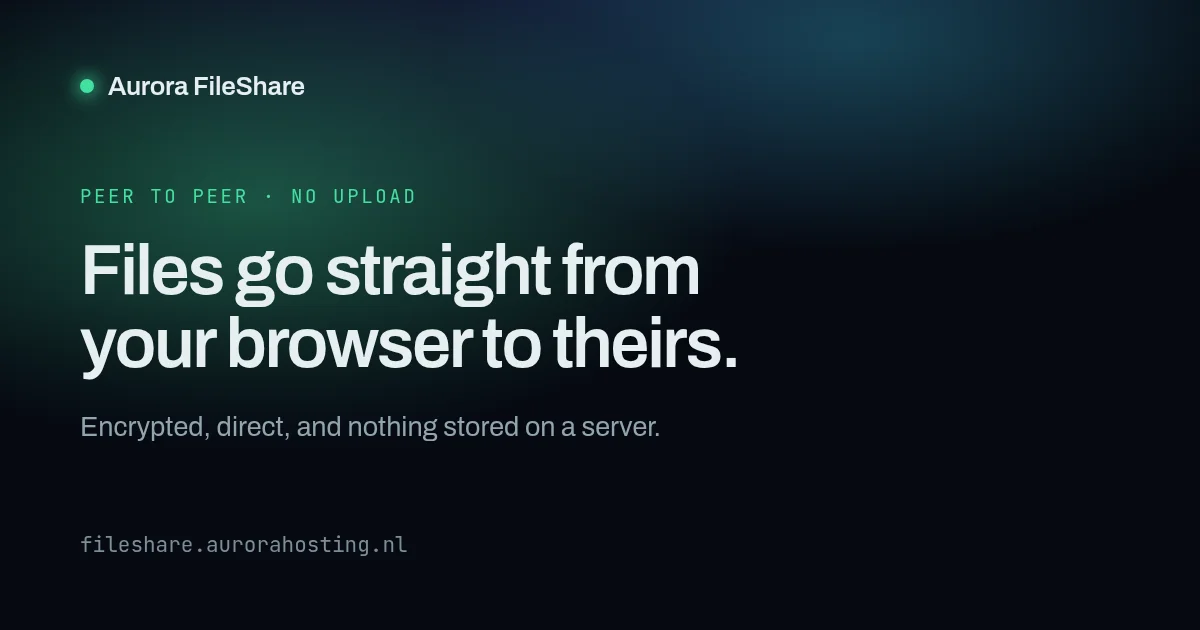 Aurorahosting Fileshare
