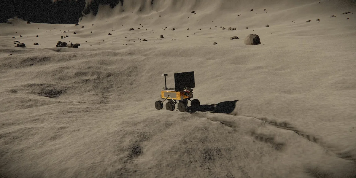 3D lunar rover survey game
