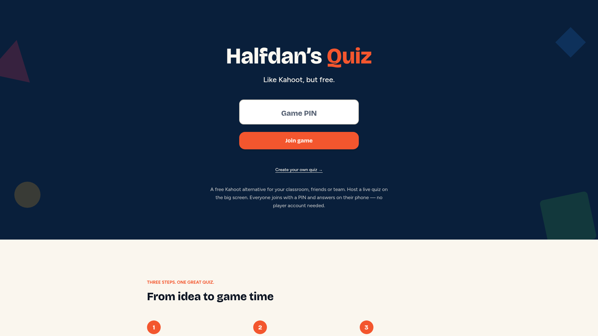 Halfdans Quiz
