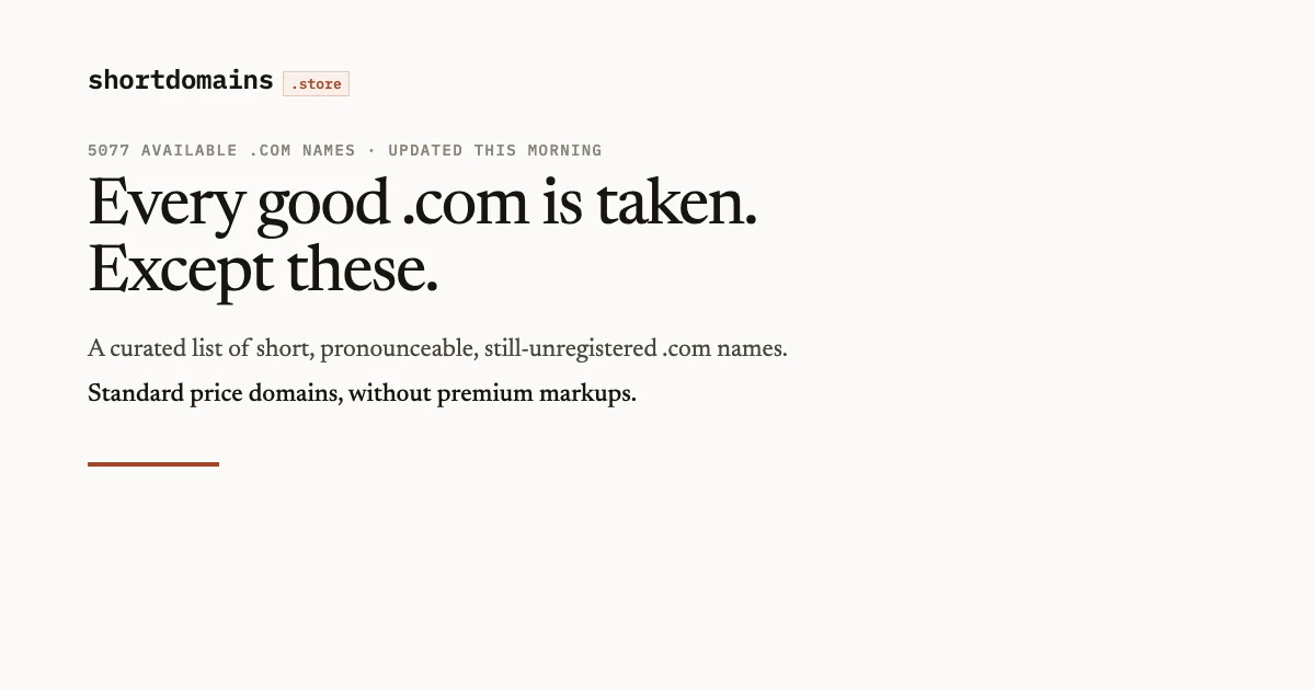shortdomains.store