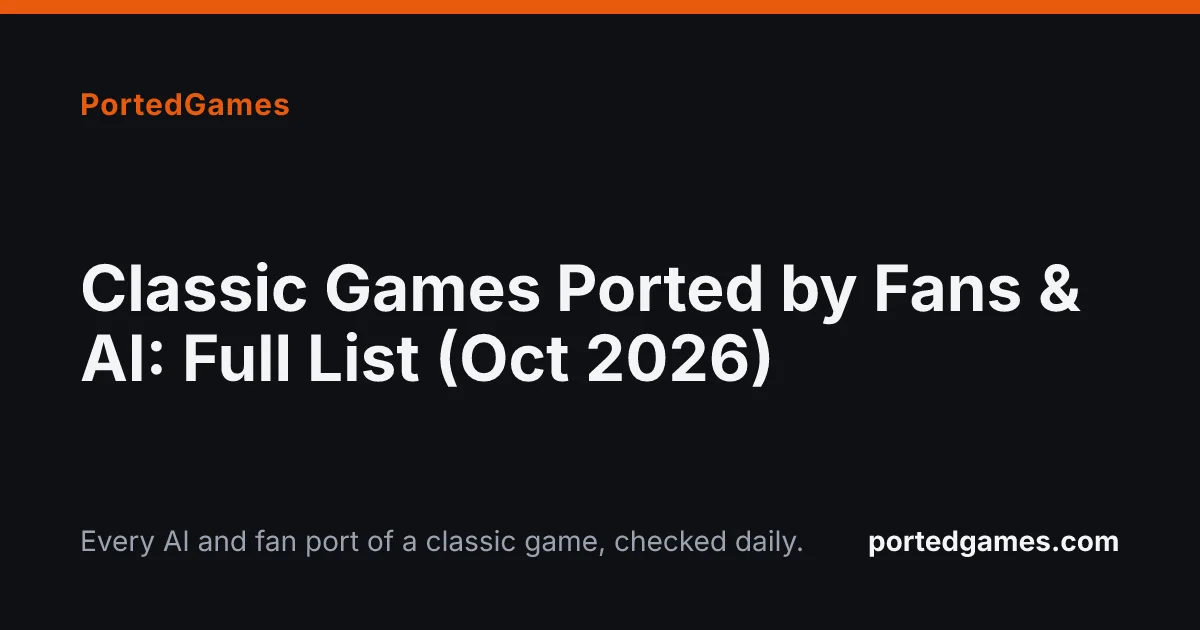PortedGames