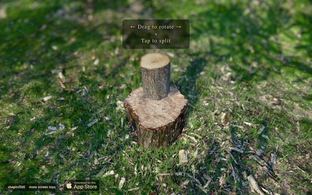 firewood splitting simulator